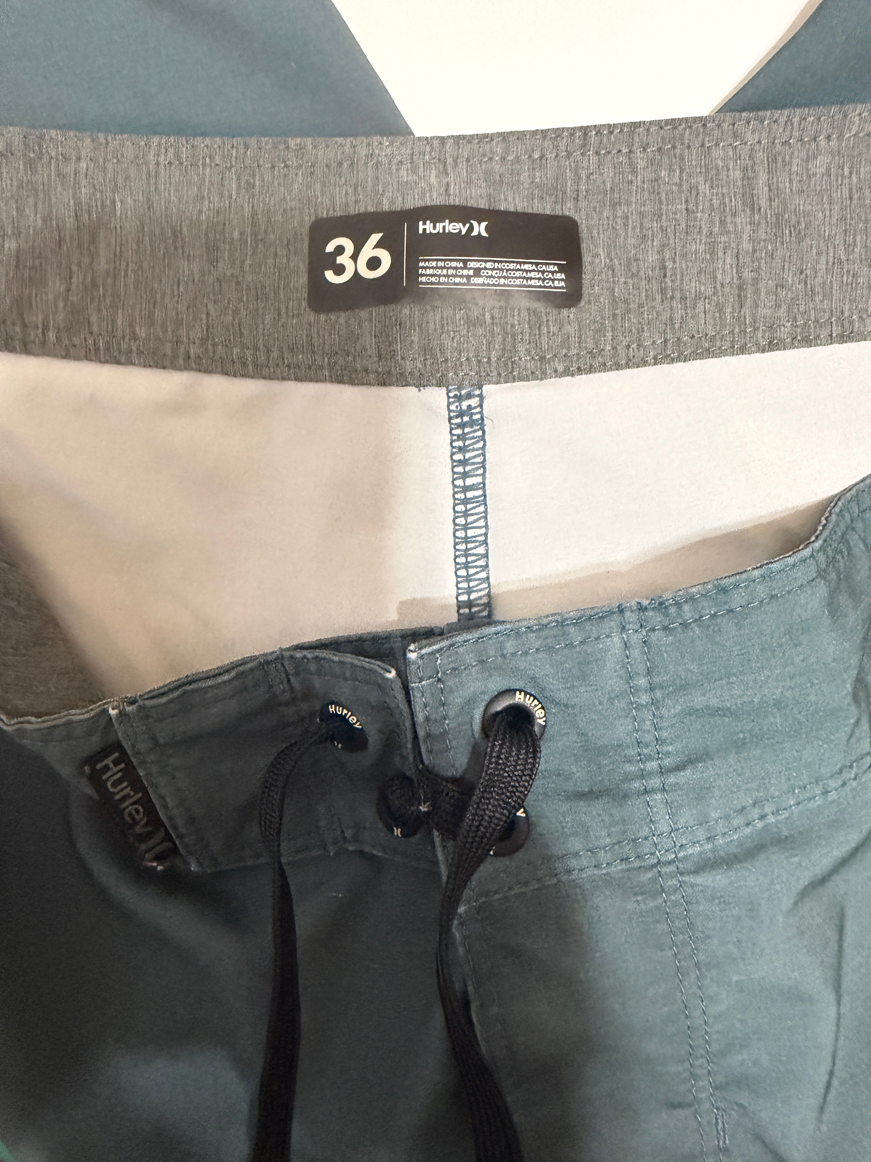 SOLD - Hurley Board Shorts Grey/Blue (pre-owned)