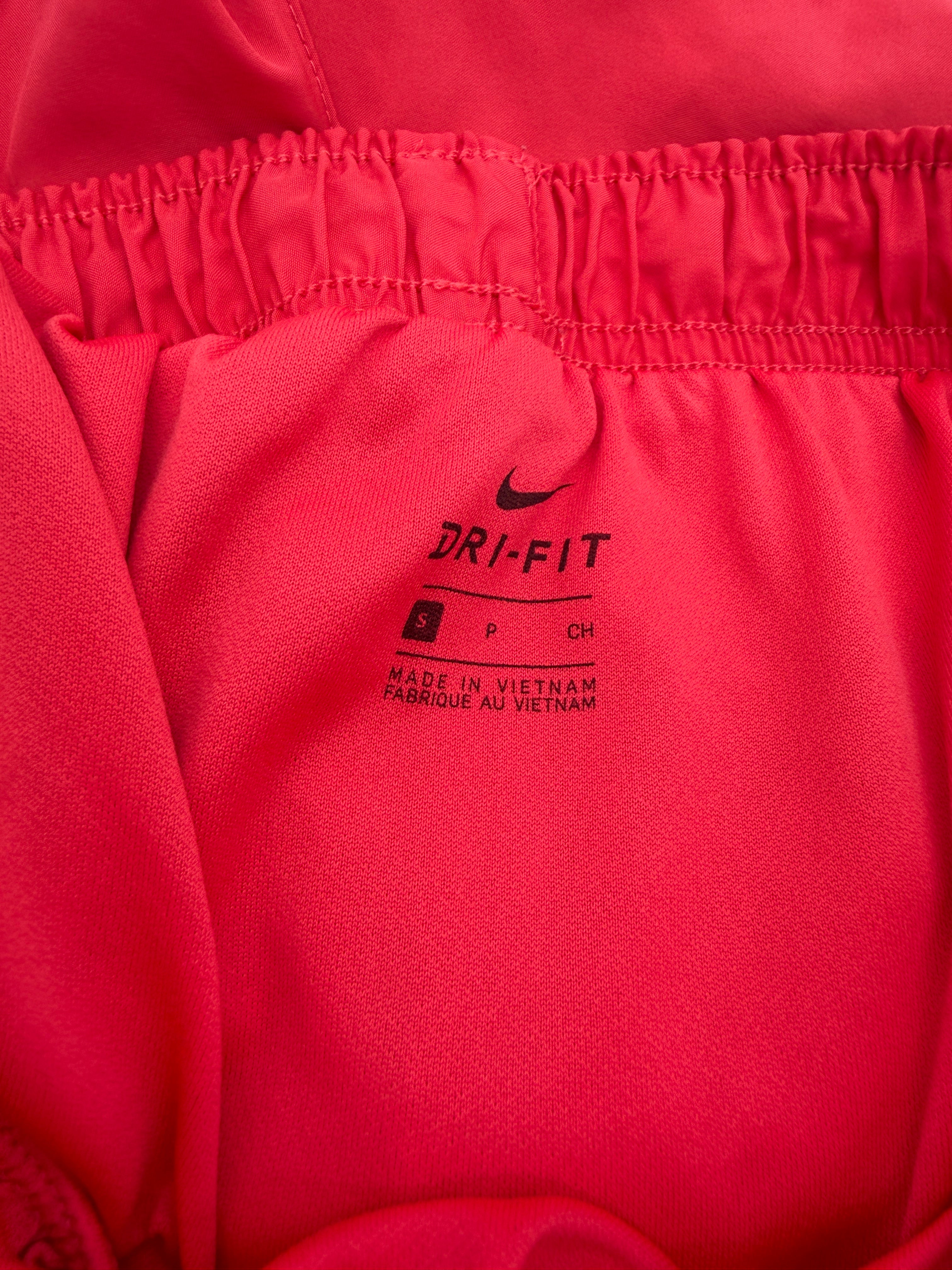Nike Dri-FIT Run Shorts Womens Small Pink Running Athletic Lined (pre-owned)