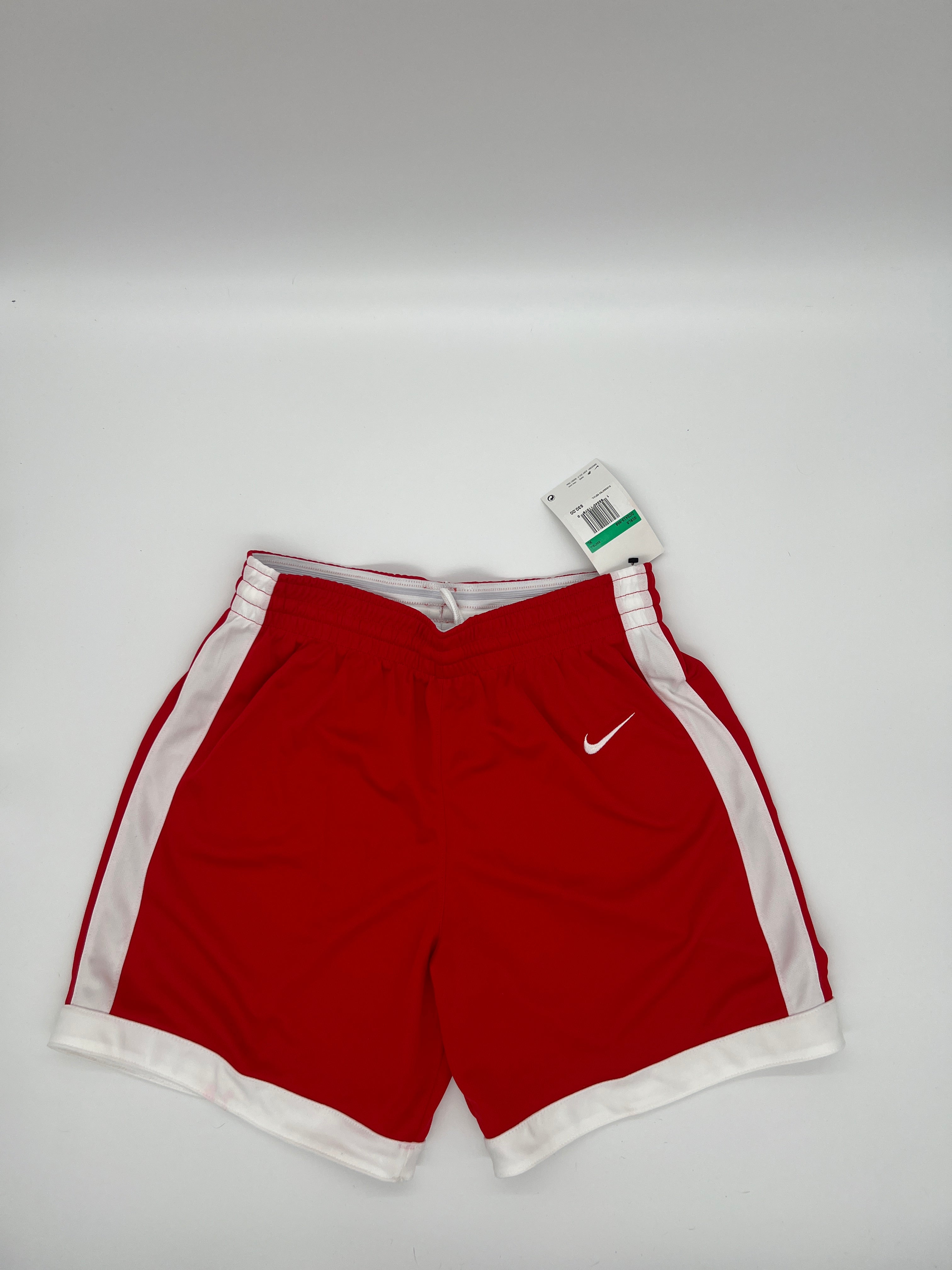 Nike Girls Team Dri-FIT Basketball Shorts Red White NWT Size XL
