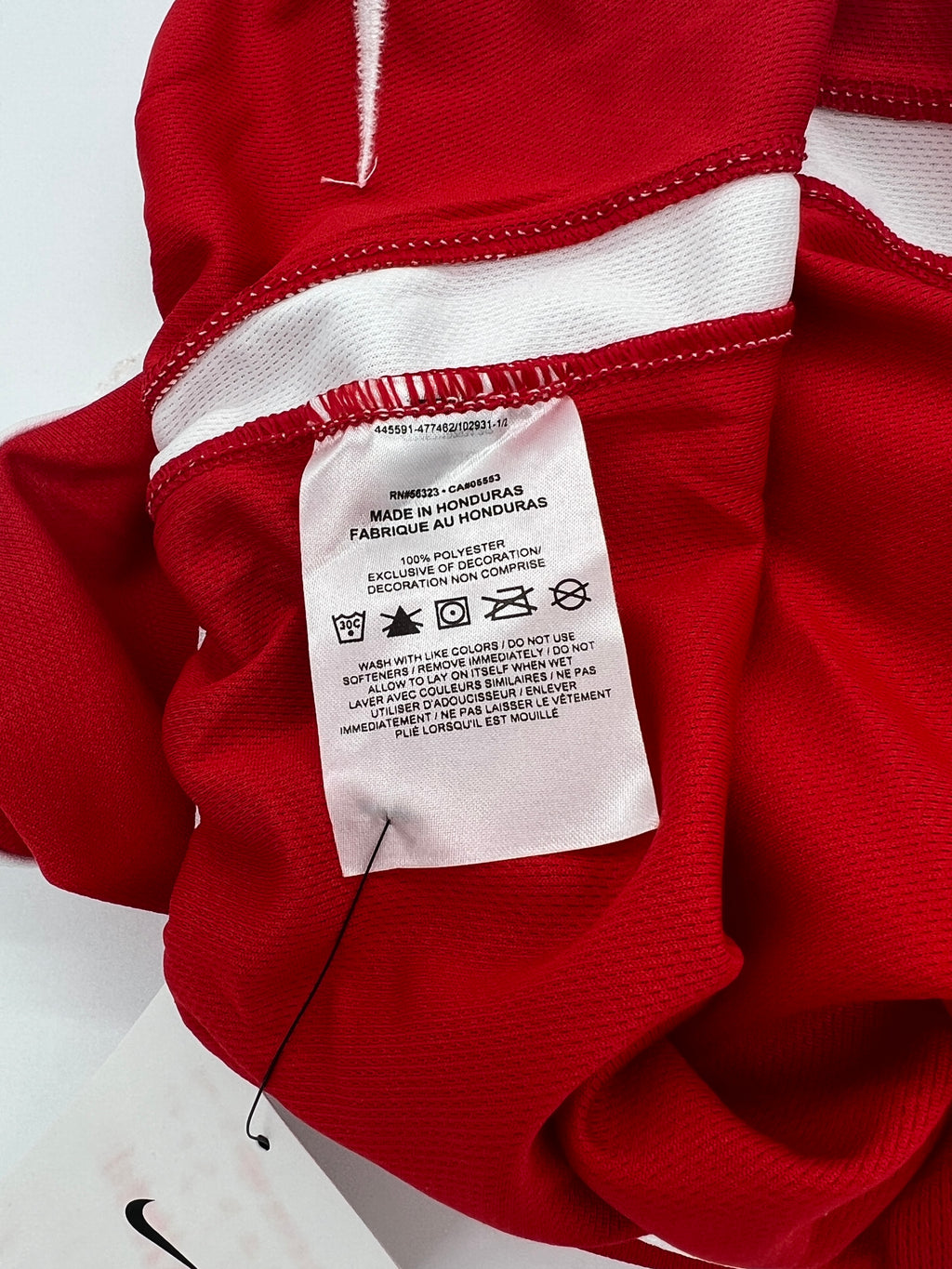 Nike Girls Team Dri-FIT Basketball Shorts Red White NWT Size XL