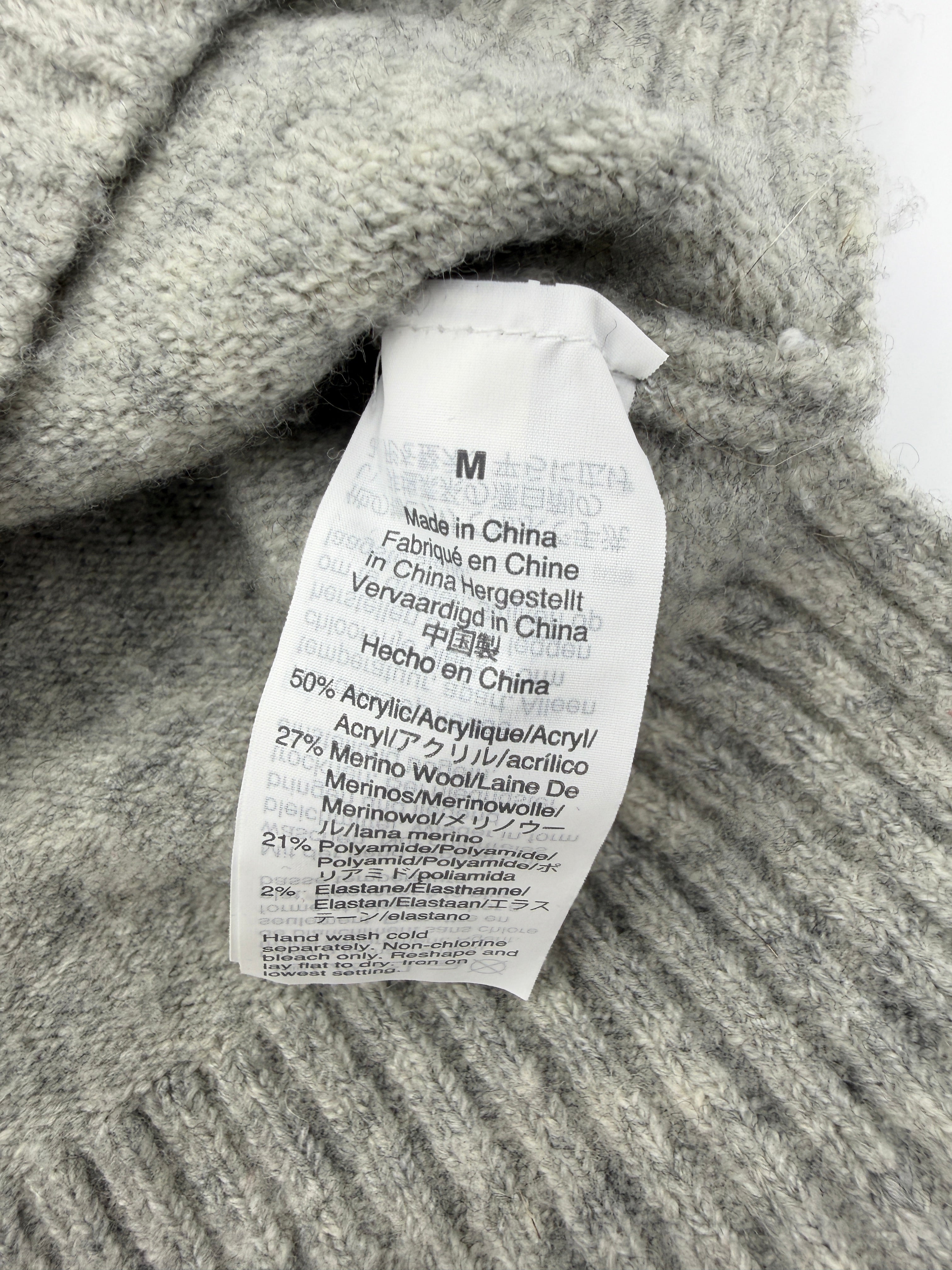 J.Crew Gray Merino Wool Blend Turtleneck Sweater Women’s Medium (pre-owned)